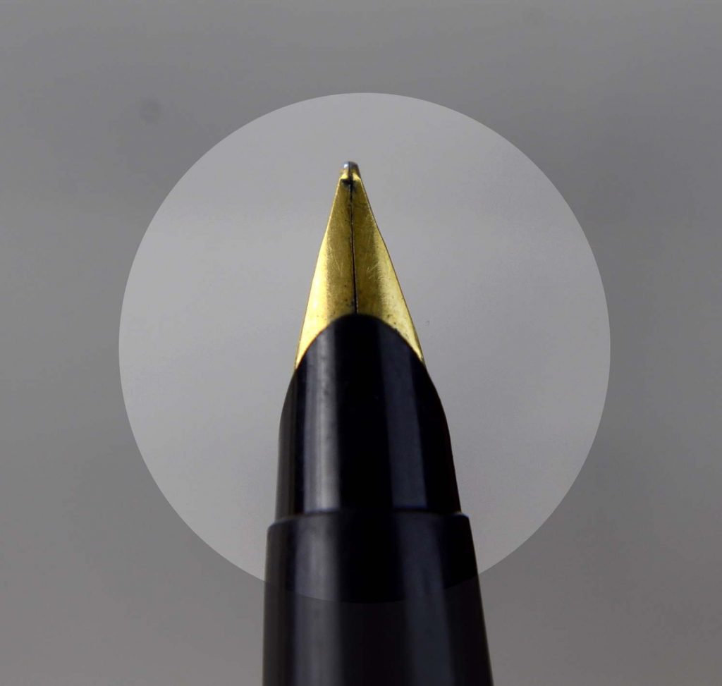 Buy online Parker 45 flighter steel barrel f fountain pen gold plated F Nib