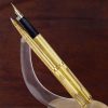Parker 75 gold filled perle fountain pen and ballpoint set with 14K M nib - Used - Image 2