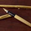 Parker 75 gold filled perle fountain pen and ballpoint set with 14K M nib - Used - Image 4
