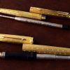 Parker 75 gold filled perle fountain pen and ballpoint set with 14K M nib - Used - Image 3