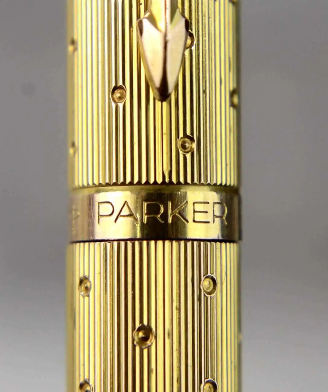 Parker 75 gold filled perle fountain pen and ballpoint set with 14K M nib - Used - Image 5