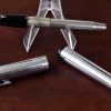 Vintage Sheaffer imperial 506 bright chrome fountain pen - M inlaid nib - Image 4