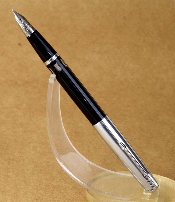 Wing Sung 601A Vacumatic Fountain Pen - Piston Fill, Fine 0.5mm Nib, Vintage Style