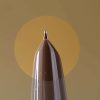 wing sung 601 brown  barrel Vacumatic button filler fountain pen with F nib - Image 7
