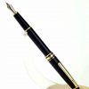 Montblanc Meisterstück 144 Piston converter fountain pen 14K gold Dualtone B nib - Image 2
