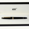 Montblanc Meisterstück 144 Piston converter fountain pen 14K gold Dualtone B nib - Image 6