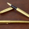 Parker 75 gold filled fountain pen and ballpoint set with 14K gold M nib - Image 4