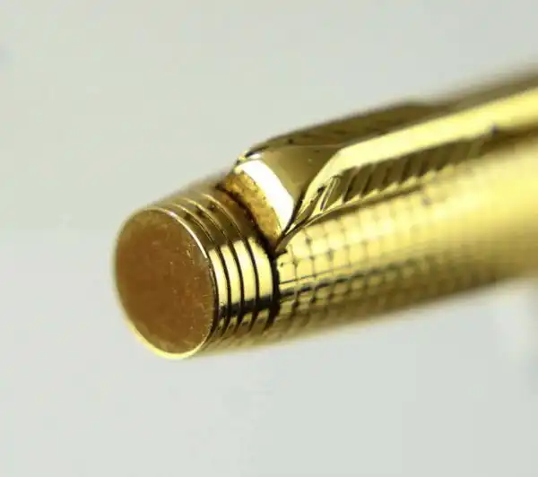 Parker 75 gold filled fountain pen and ballpoint set with 14K gold M nib - Image 7