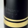 parker duofold centennial black fountain pen with 18 Karat gold B nib - Image 6
