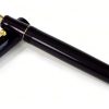 Vintage Pilot Custom 74 black barrel fountain pen -  14K 585 solid gold M nib - Image 4