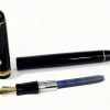 Vintage Pilot Custom 74 black barrel fountain pen -  14K 585 solid gold M nib - Image 3
