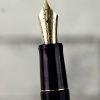 Vintage Pilot Custom 74 black barrel fountain pen -  14K 585 solid gold M nib - Image 9