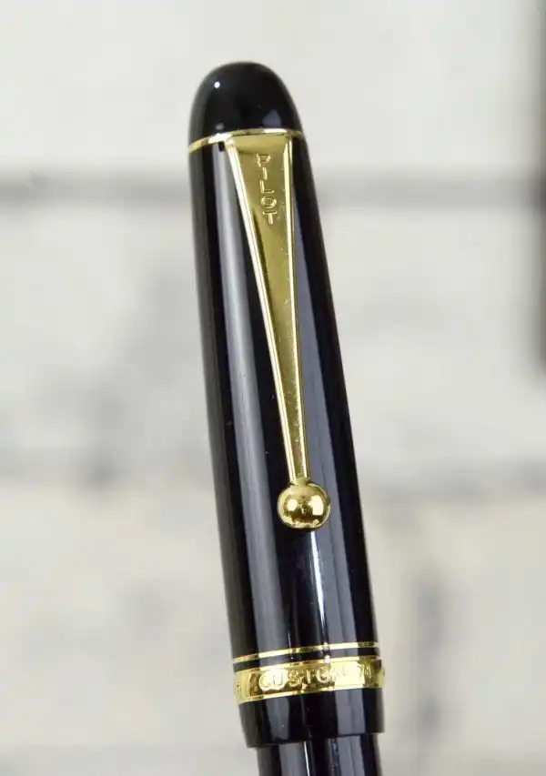 Pilot Custom 74 black barrel fountain pen -  14K 585 solid gold Broad nib - Image 10