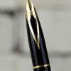 Vintage sheaffer targa 1003 matte black fountain pen with 14K gold Fine Nib - Image 5