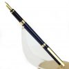 Montblanc Noblesse Navy blue fountain pen 18K gold B nib - 1970 Vintage - Image 6