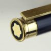 Montblanc Noblesse Navy blue fountain pen 18K gold B nib - 1970 Vintage - Image 3