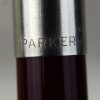 Parker 21 Vintage fountain pen burgundy barrel with steel F nib - Image 7