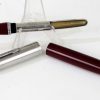 Parker 21 Vintage fountain pen burgundy barrel with steel F nib - Image 4