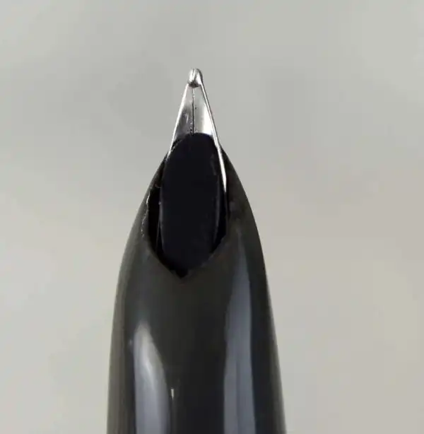 Vintage parker 21 grey barrel fountain pen with steel medium nib - USA - Image 8