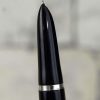 Vintage parker 21 black barrel fountain pen with steel medium nib - USA - Image 10