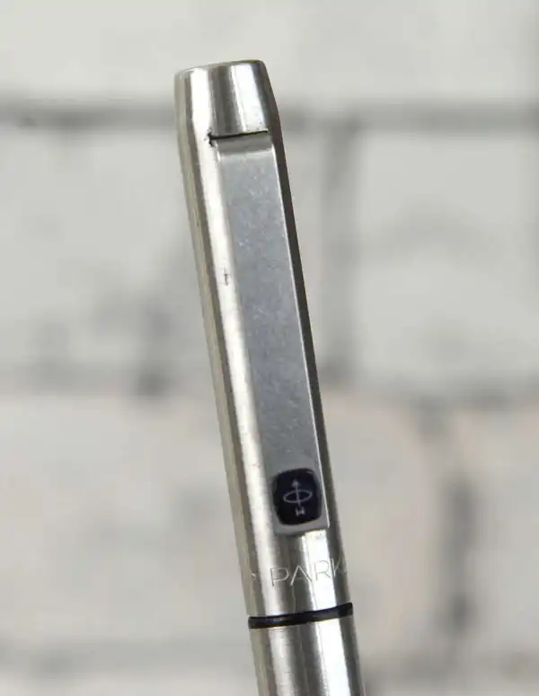 Parker 25 vintage chrome barrel fountain pen with Original Converter  - M nib - Image 5