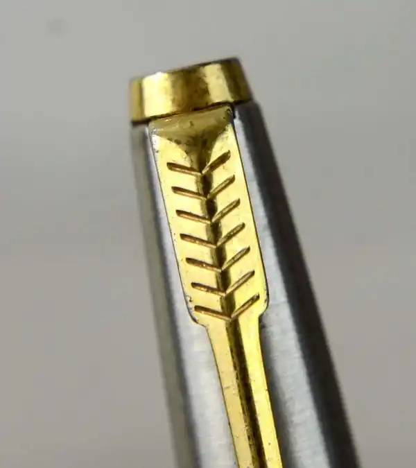 Vintage parker 45 flighter fountain pen 10Karat solid gold F nib - USA - Image 7