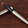 Vintage parker 45 flighter fountain pen 10Karat solid gold F nib - USA - Image 4