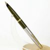 Vintage  parker 45 seaweed green barrel fountain pen with gold plated medium nib - USA - Image 2