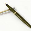 Vintage  parker 45 seaweed green barrel fountain pen with gold plated medium nib - USA - Image 4