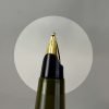 Vintage  parker 45 seaweed green barrel fountain pen with gold plated medium nib - USA - Image 5