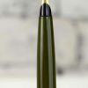 Vintage  parker 45 seaweed green barrel fountain pen with gold plated medium nib - USA - Image 9