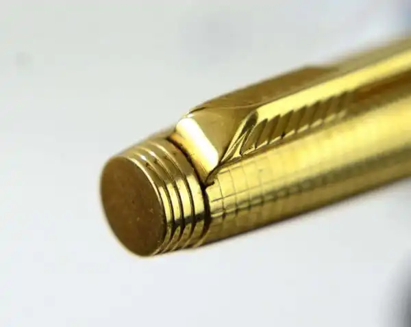 Vintage parker 75 ciselle gold filled fountain pen with 14K solid gold M nib - Image 6