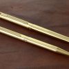 Vintage sheaffer TRZ 70 slim fountain and ballpoint pen  23K gold plated M nib - Image 4