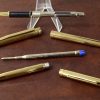 Vintage sheaffer TRZ 70 slim fountain and ballpoint pen  23K gold plated M nib - Image 3