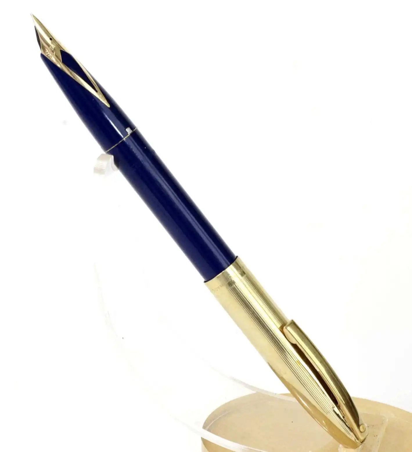 Vintage Sheaffer Imperial touchdown VIII fountain pen 14K solid gold F nib - Image 2