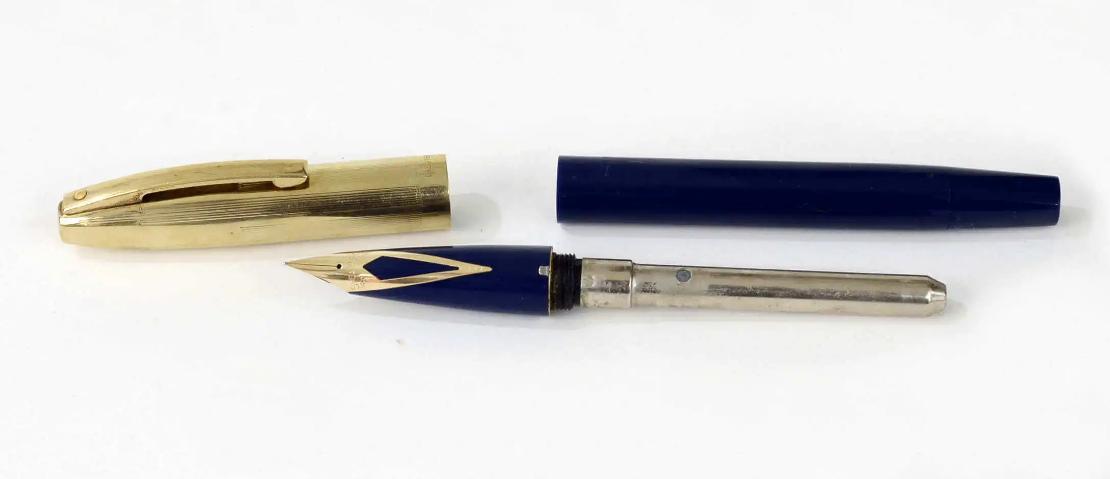 Vintage Sheaffer Imperial touchdown VIII fountain pen 14K solid gold F nib - Image 10