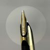 Vintage waterman CF plaque ORG golden fountain pen - 18K solid gold Broad nib - Image 5