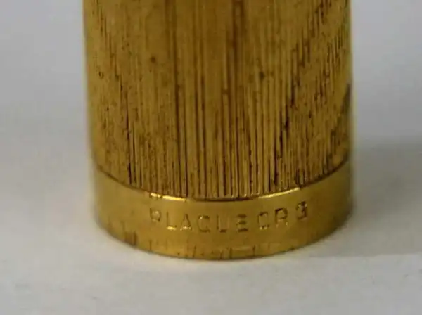 Vintage waterman CF plaque ORG golden fountain pen - 18K solid gold Broad nib - Image 13