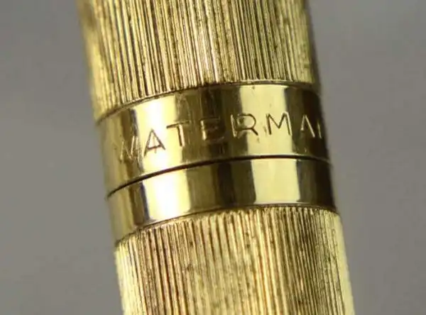 Vintage waterman plaque OR G gold filled mechanical pencil  - 1 mm lead - Image 5