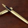 Vintage waterman CF gold filled fountain pen - 18K solid gold M nib - Image 10