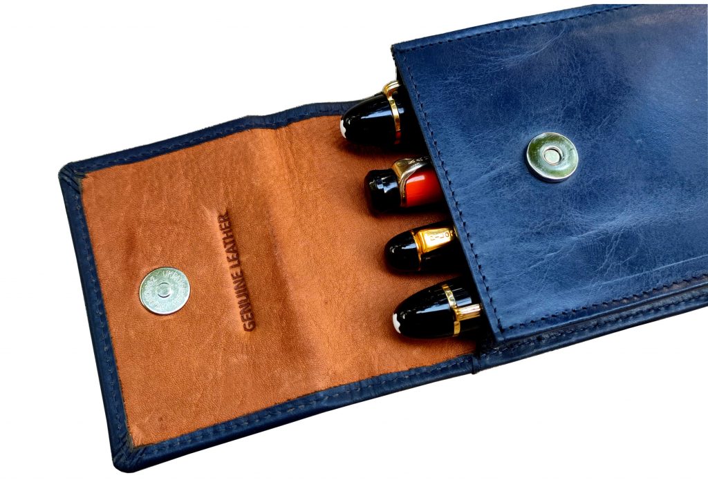 Aazon.co : DK86 Genuine Leather Pen Case Holder Fountain Ulti Pens - View #10