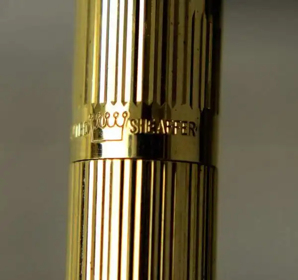 Vintage sheaffer targa 1005 fountain pen  with 14K solid gold Broad nib - Image 3