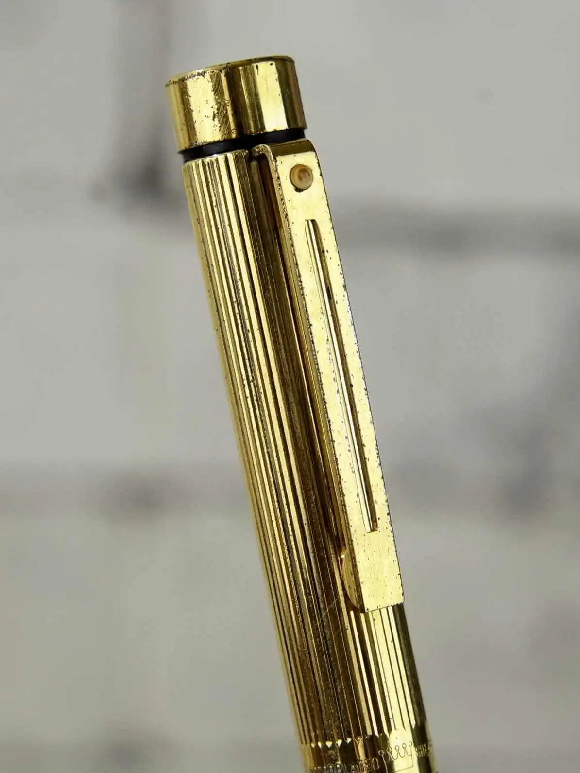 Vintage sheaffer targa 1005 fountain pen  with 14K solid gold Broad nib - Image 6
