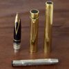 Vintage sheaffer targa 1005 fountain pen  with 14K solid gold Broad nib - Image 4
