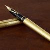 Vintage sheaffer targa 1005 fountain pen  with 14K solid gold Broad nib - Image 3