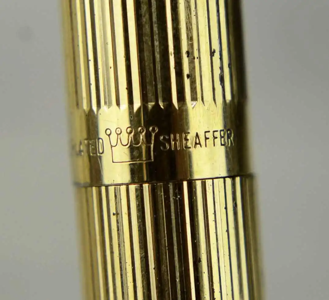 Vintage sheaffer targa 1005 fountain pen  with 14K solid gold Broad nib - Image 9