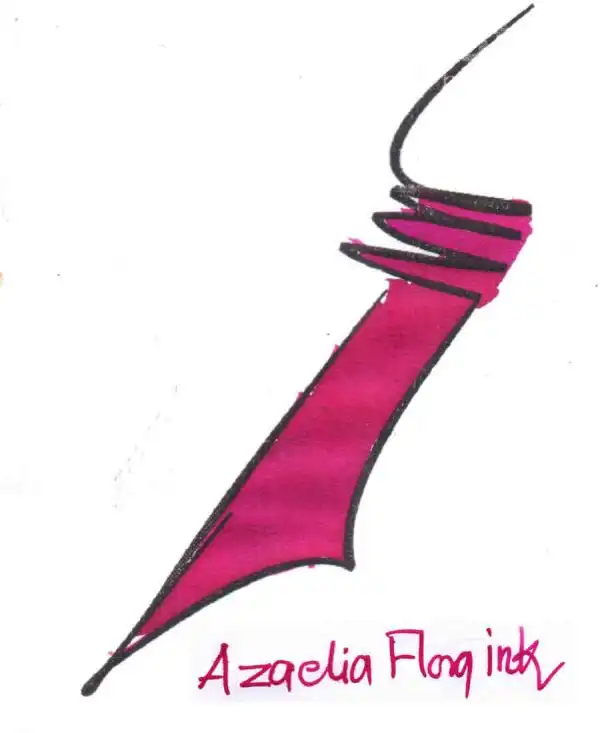 Krishna Ink Azaelia flora fountain pen ink - 20 ml - Image 2