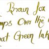 Krishna Ink Ghat green fountain pen ink - 20 ml - Image 5