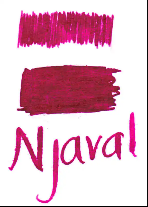 Krishna Ink Njaval fountain pen ink - 20 ml - Image 3