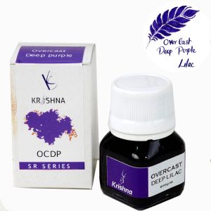 Krishna Ink Overcast deep purple lilac fountain pen ink – 20 ml